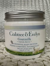 Image of Crabtree & Evelyn Goatmilk Nourishing Body Butter 360g New