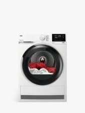 Image of AEG 9Kg Heat Pump Tumble Dryer - White Freestanding A+++ Rated TR719A4B
