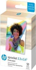 Image of HP 2.3 x 3.4"Photo Paper(50 Sheets) Compatible with Sprocket Plus/Select Printer