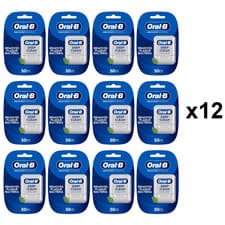 Image of Oral-B ProExpert Advanced Deep Clean Cool Mint Waxed Floss Tape (12 Packs of 50m