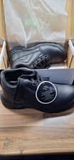 Image of Chukka Safety Work Boots Shoes Leather Steel Toe Cap & Midsole Size 8