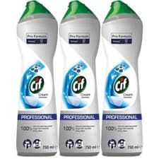 Image of CIF Cream Cleaner Original White 750ml x 3