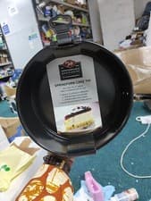 Image of Tala Performance Non-Stick Round Springform Cake Tin Pan 20cm Black