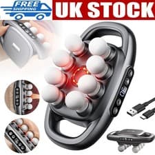 Image of Massage Gun Deep Tissue Muscle Therapy Percussion Message Relax Back Neck 8 head