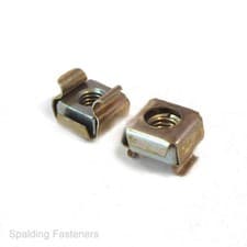 Image of Metric Zinc Plated Cage Nuts for 1.6mm Panel Thickness
