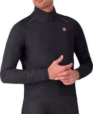 Image of Castelli Emergency 3 Rain Mens Cycling Jacket Black Waterproof Windproof Bike