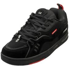 Image of Globe Ct-4 Mens Skate Trainers in Black Red
