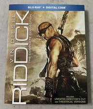 Image of RIDDICK THE COMPLETE COLLECTION (Vin Diesel) Pitch Black 4 FIlm Blu Ray Slipcase