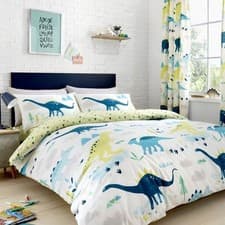 Image of Bedlam Kids Dino Glow In The Dark Duvet Cover Set, Multi
