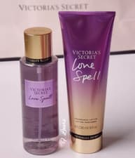 Image of Victoria’s Secret Love Spell Mist Spray 250ml and Body Lotion Set New
