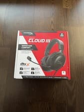 Image of HyperX Cloud III Black Over-Ear Gaming Headset -Wired *New Sealed*