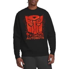 Image of Transformers Generations Autobot Tech Icon Logo Unisex Sweatshirt S-2XL, Black