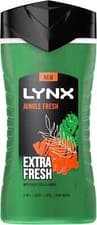 Image of Lynx 3 in 1 Body, Face & Hair Wash Shower Gel Jungle Fresh  225ml