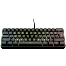 Image of Surefire Gaming 48701 KingPin X1 USB Gaming keyboard QWERTY Black Backlit