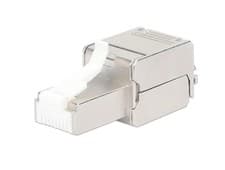 Image of Intellinet Cat6a 10G RJ45 Field Plug Shielded and Tool-Free