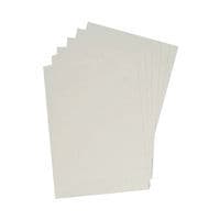 Image of GBC LeatherGrain A4 Binding Cover 250gsm White (Pack of 100) CE040070