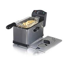 Image of Swan SD6040N 3 Litre Stainless Steel Deep Fat Fryer with Viewing Window and