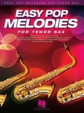 Image of Easy Pop Melodies Book [Softcover] Tenor Saxophone Hal Leonard