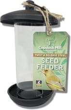 Image of Copdock Mill Twist & Release Steel Seed Feeder Small
