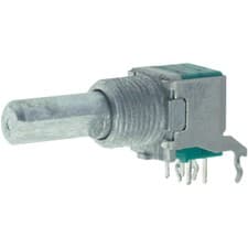 Image of Alps 402153 50k Lin With Detent Dual Unit Horizontal Stereo Potentiometer