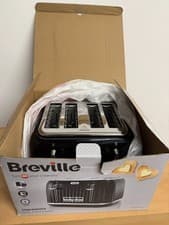 Image of Breville VTT476 Impressions 4 - Slice Toaster Black. New