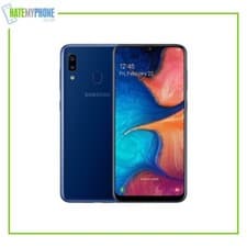 Image of Samsung Galaxy A20e Blue Unlocked 32GB 5.8" 13MP Dual-Sim Android Smartphone