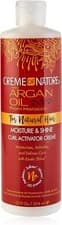 Image of Creme Of Nature Argan Oil Natural Hair Moisture Shine Curl Activator Crème Curly