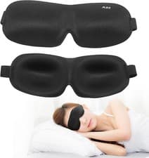 Image of Blackout Sleep Mask 3D Sleep Eye Mask Deep Contoured - Man Woman Comfortable