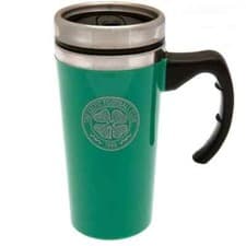 Image of Celtic FC Handled Travel Mug Official Licensed Coffee Tea Mug Cup Gift Idea Fan