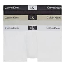 Image of Mens Calvin Klein 3 pack Amplified Classic 1996  Microfiber  Low rise trunks  L