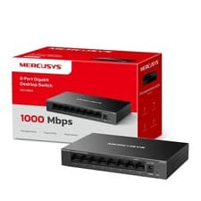 Image of MERCUSYS 8-Port Gigabit Desktop Switch, 8× 10/100/1000Mbps Ports, Multiple Insta