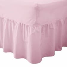 Image of  Percale Fitted Valance Sheet Non Iron Sheets Sing, Double, King, Super King 