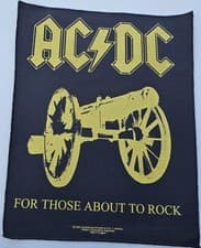 Image of AC/DC Backpatch- For Those About To Rock (2002)- Collectable- 30x36x26cm- New