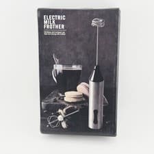 Image of Electric Milk Frother USB Rechargeable Handheld Coffee Foam Maker