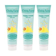 Image of Childs Farm Baby Nappy Cream Aloe Vera, 100ml (3 x 100ml)