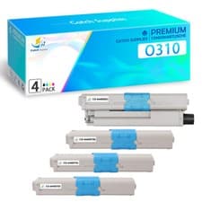 Image of 5 Toner Cartridge for OKI C310 C310n C310dn C510dn C330dn C511 C511dn MC562w LOT