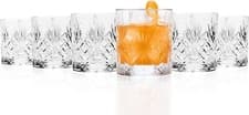 Image of RCR Melodia Set of 6 Crystal Short Glasses 230ml Water Tumblers
