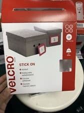 Image of VELCRO® Genuine Brand 19mm SELF ADHESIVE Stick on Coins Double Sided - 200Coins