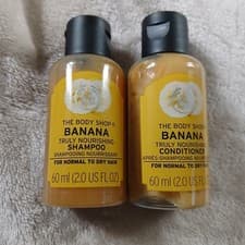 Image of The Body Shop Banana Shampoo & Conditioner Each Contains 60ml