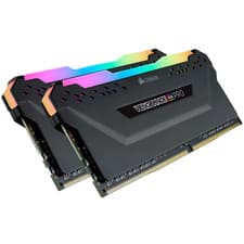 Image of VENGEANCE® RGB PRO 16GB (2 x 8GB) DDR4 DRAM 3600MHz C18 Memory Kit — Black