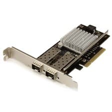 Image of StarTech.com 10G Network Card - 2x 10G Open SFP+ Multimode LC Fiber Connector -