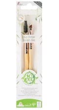 Image of So Eco Duo Eyebrow Brow Makeup Brush Duo Set Vegan