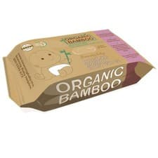 Image of Beaming Baby Organic Bamboo Baby Wipes (80 wipes)