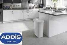 Image of 50L Large Foot Pedal Bin Kitchen Waste Rubbish Paper Home Office Dust Bins Addis