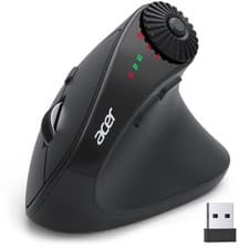 Image of acer Wireless Ergonomic Mouse with Side Scroll Wheel, 4000 DPI Bluetooth... 