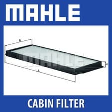 Image of Mahle Pollen Air Filter Cabin Filter LA502 FitsScania 4 Series - OE Quality