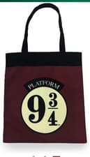 Image of Official Harry Potter Limited Edition Tote Bag Hogwarts’ Express Platform 9 3/4