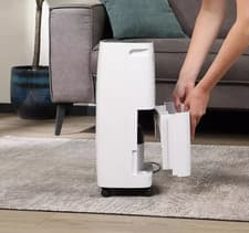 Image of Princess Dehumidifier 368010 Digital LED Display Portable Wheeled 2.5L No Hose