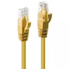 Image of Lindy 15m Cat.6 U/UTP Network Cable Yellow