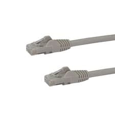 Image of StarTech.com CAT6 1m Snagless Ethernet RJ45 Networking Cable Grey N6PATC1MGR